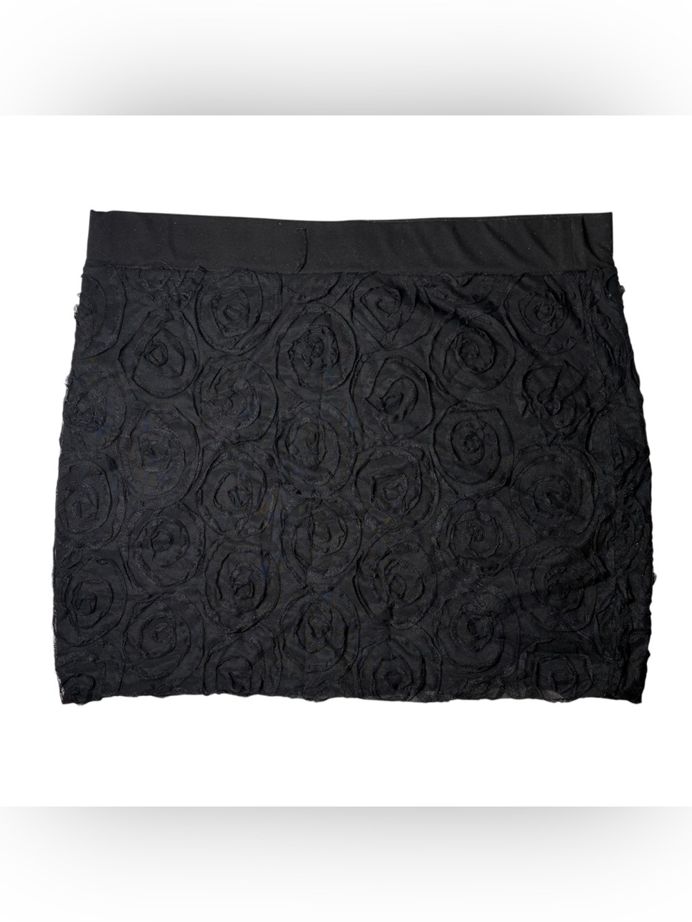 Y2K Mesh Black Mini Skirt